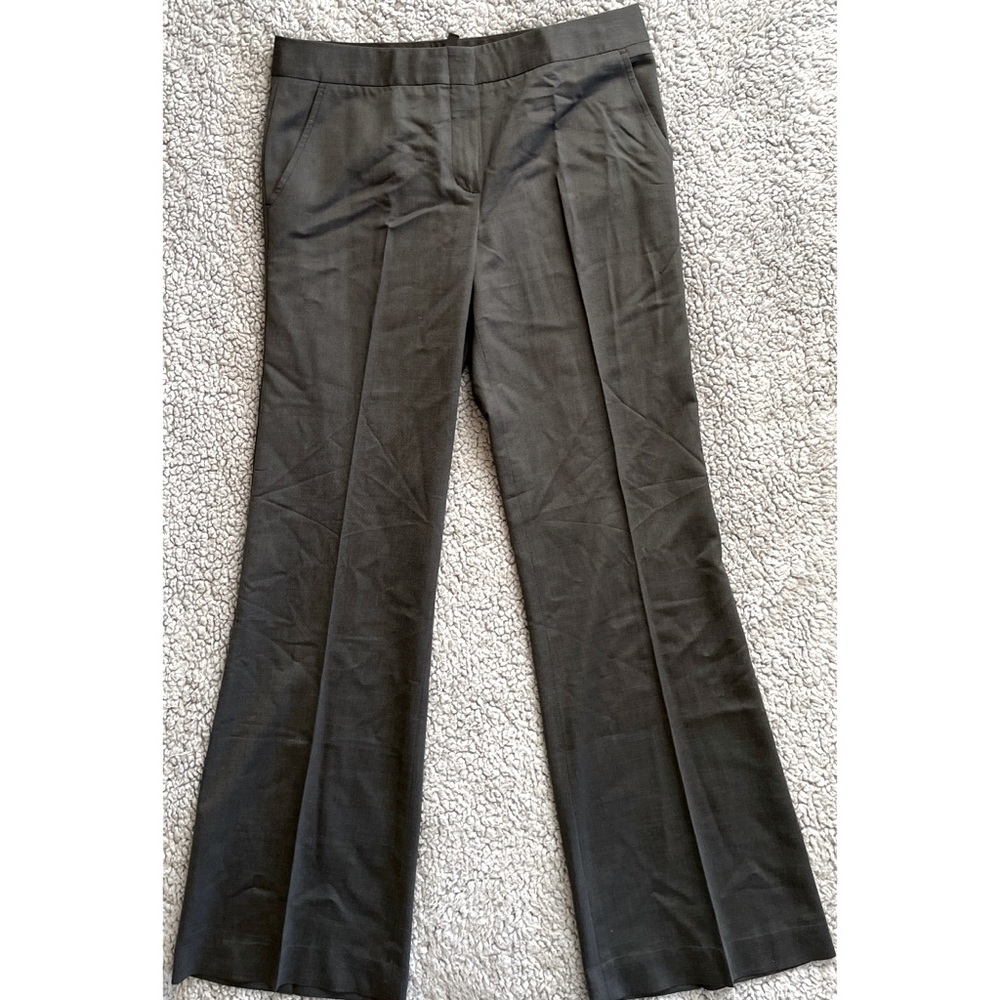 BCBGMaxAzria Size 8 Dark Gray Wide Leg Dress Pants
.